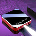 Mini batterie externe compacte effet miroir