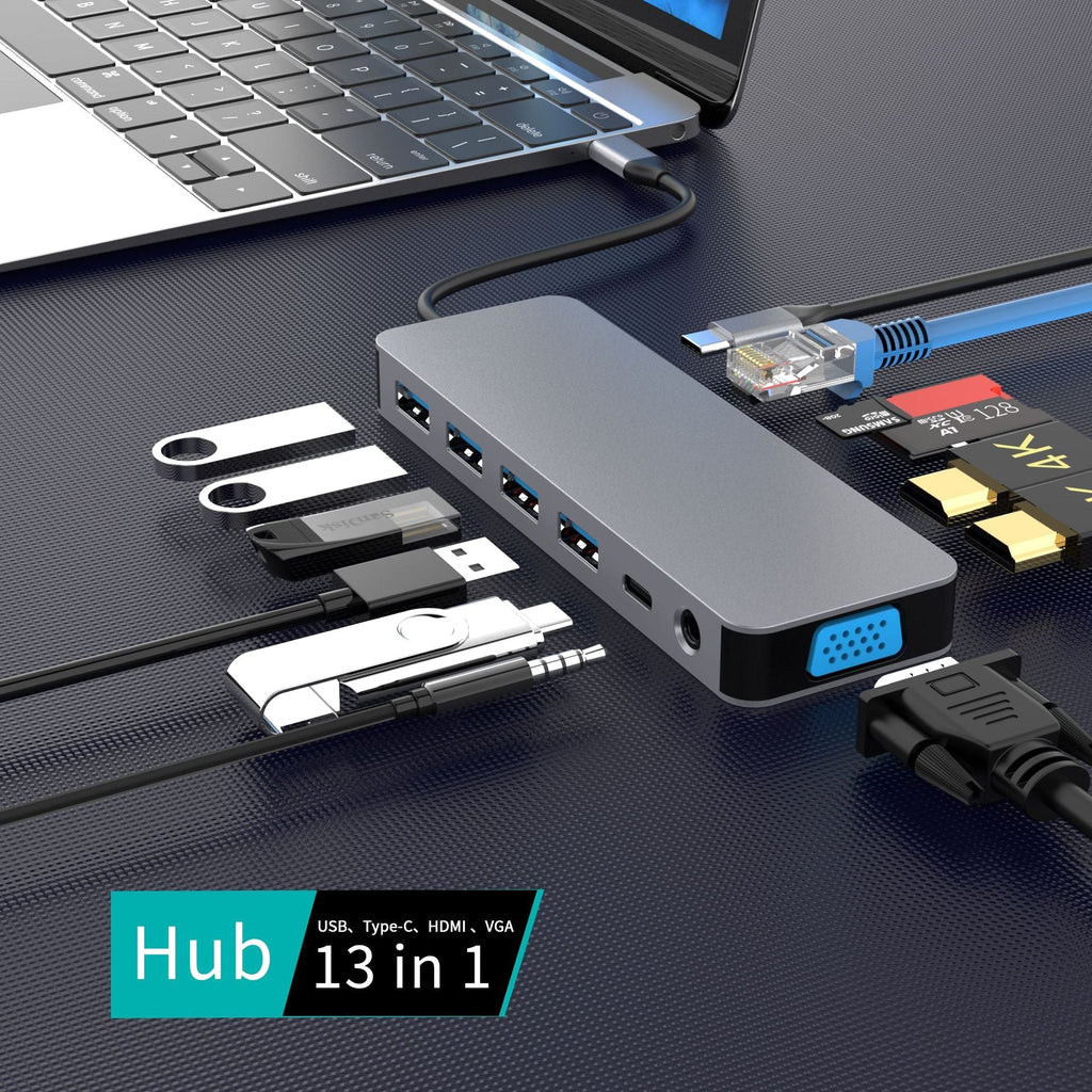 Station d'accueil USB-C avec port Ethernet Gigabit