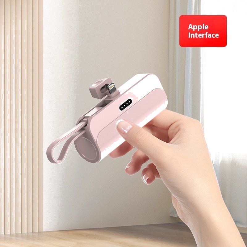 Mini batterie de poche sans fil format capsule