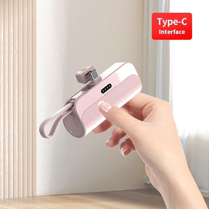 Mini batterie de poche sans fil format capsule